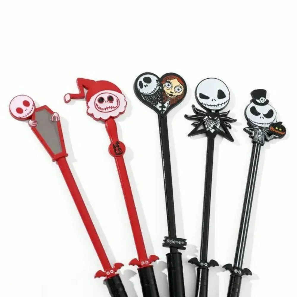 The Nightmare Before Christmas Makeup Brushes 5pcs Christmas Makeup Brush Set